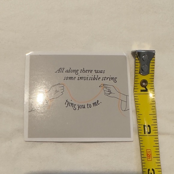 Taylor Swift Music Waterproof Sticker Invisible String Tying You To Me - Picture 3 of 3